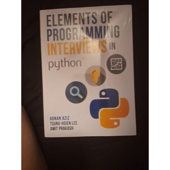 Elements of Programming Interviews in Python : The Insider's Guide by... - Picture 1 of 5